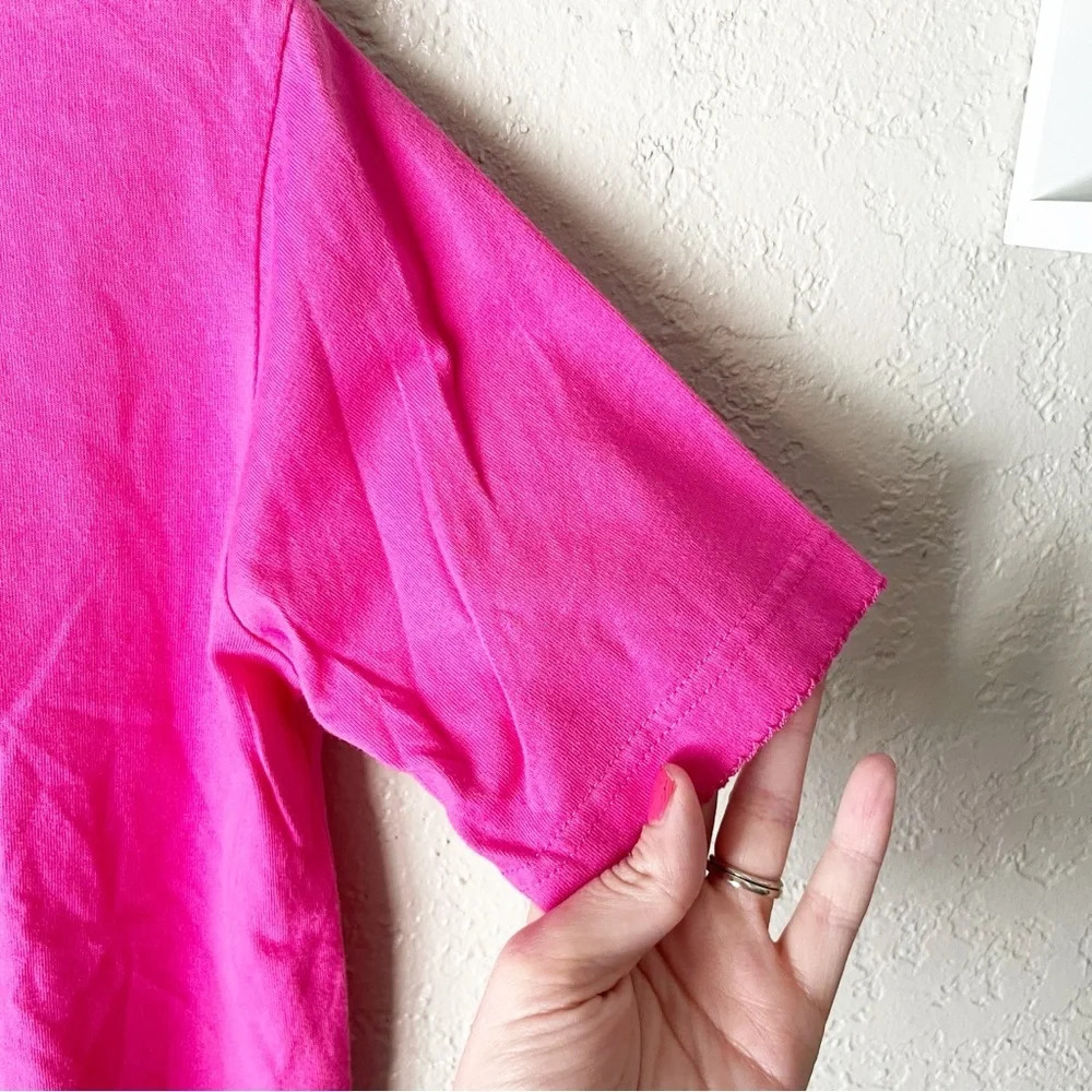 Lilly Pulitzer Bright Pink Short Sleeve Tee - Picture 5 of 8